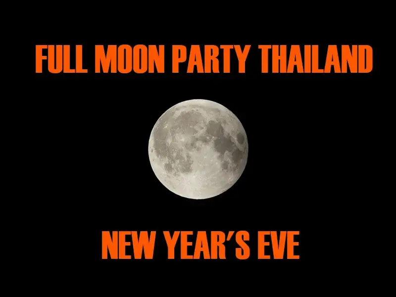 Thailand Full Moon Party on New Year's Eve 2028